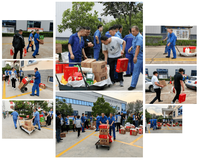 章丘91成人免费版機械提前為員工發放中秋福利啦! 章丘91成人免费版機械(xiè)提前為員工發放中秋福利啦!